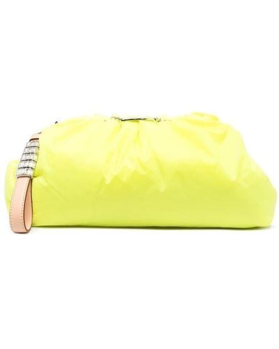Philipp Plein Large Padded Clutch Bag - Yellow