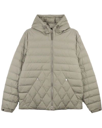 Moncler Hooded Puffer Jacket - Gray