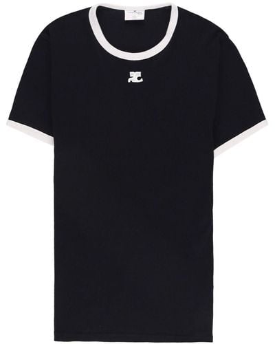 Courreges Bumpy Tシャツ - ブラック