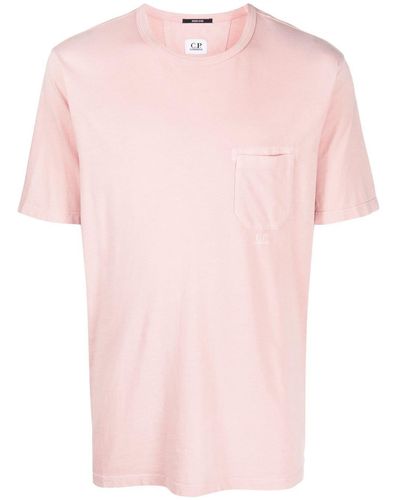 C.P. Company T-Shirt mit Logo-Print - Pink