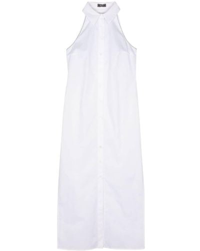 Peserico Monili-chain Maxi Dress - White