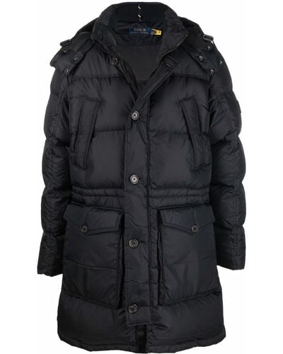 Polo Ralph Lauren Padded Hooded Jacket - Black