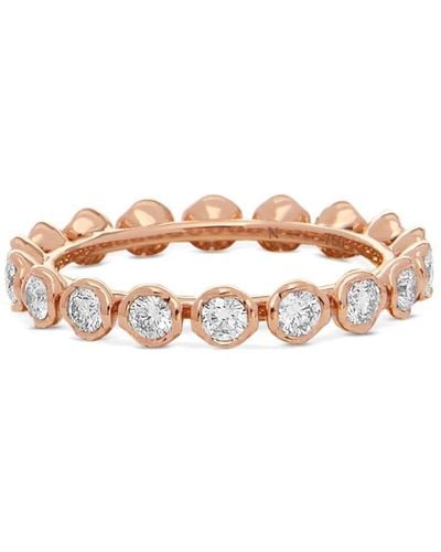 Annoushka 18kt Rose Gold Marguerite Diamond Eternity Ring - Pink