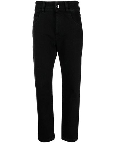 Opening Ceremony High-rise Slim-cut Jeans - Black