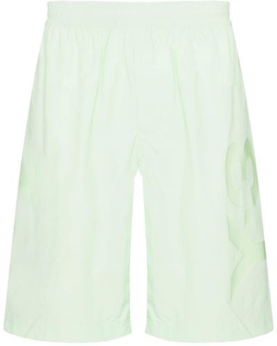 Y-3 Logo-print Swim Shorts - Green