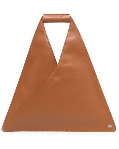 MM6 by Maison Martin Margiela Japanese Flat Tote Bag - Brown