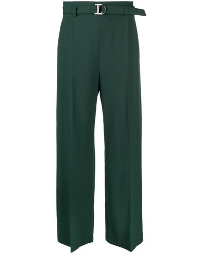 Maje Belted Tailored Pants - Green
