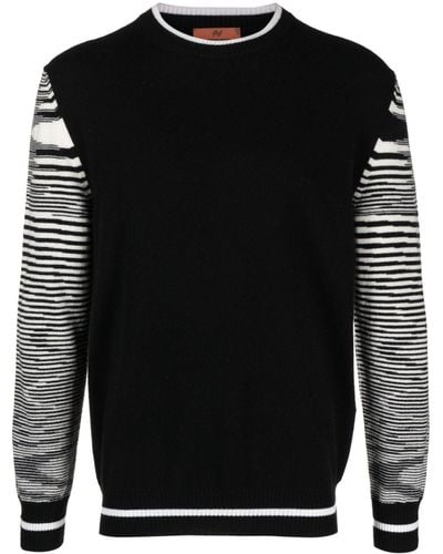 Missoni Crew-neck Cashmere Sweater - Black