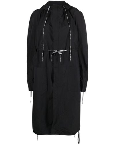 Henrik Vibskov Delivery Hooded Maxi Coat - Black