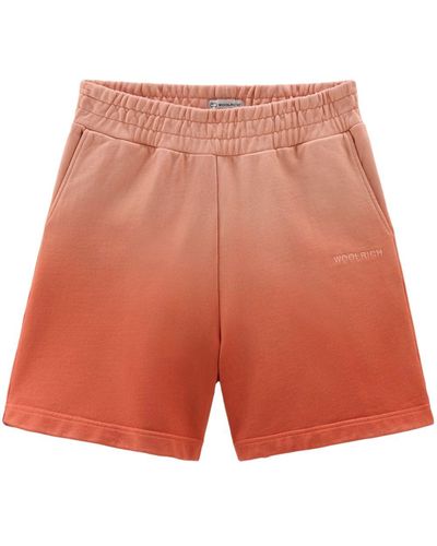 Woolrich Shorts con stampa - Arancione