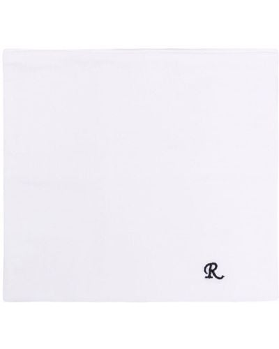 Raf Simons ロゴ スカーフ - ホワイト