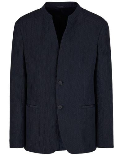 Giorgio Armani シングルジャケット - ブルー