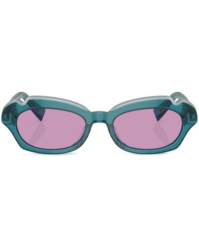 Alain Mikli Tinted Round-frame Sunglasses - Blue
