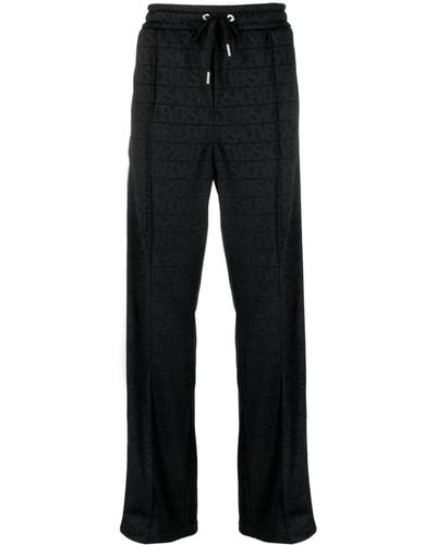Versace Allover Pattern Track Trousers - Black