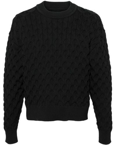 Jacquemus Le Pull Torsade Sweater - Black