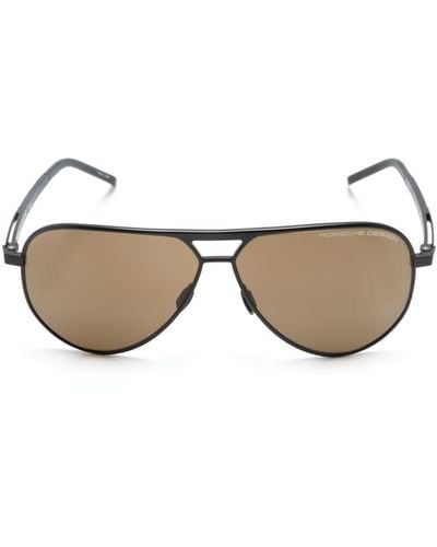Porsche Design P ́8942 Pilot-frame Sunglasses - Black