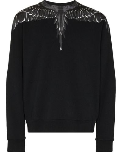 Marcelo Burlon Wings スウェットシャツ - ブラック