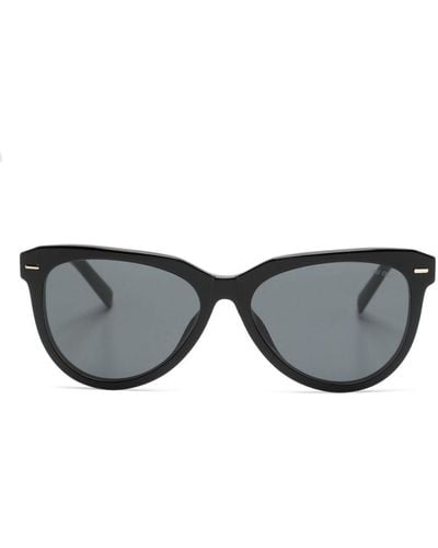 Miu Miu Oval-frame Sunglasses - Grey