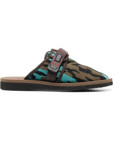 Suicoke Zavo-mab-pt04 Slippers - Green