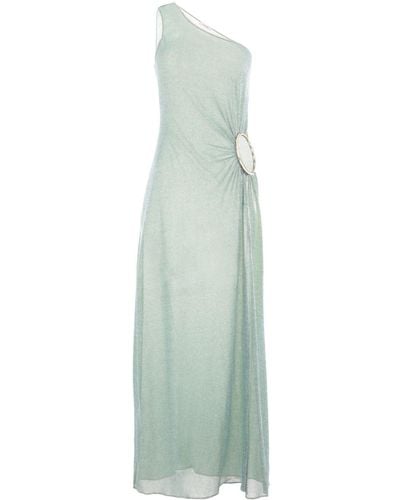 Oséree Ring-embellished one-shoulder dress - Grün