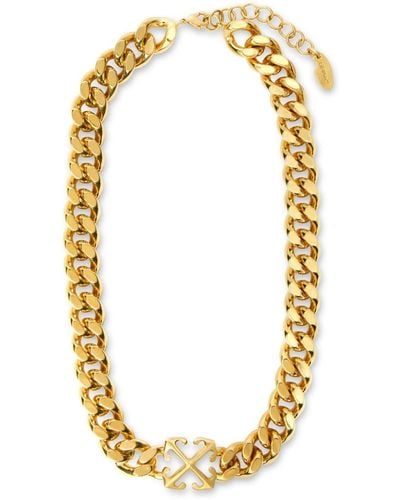 Off-White c/o Virgil Abloh Arrows Chain Necklace - Metallic
