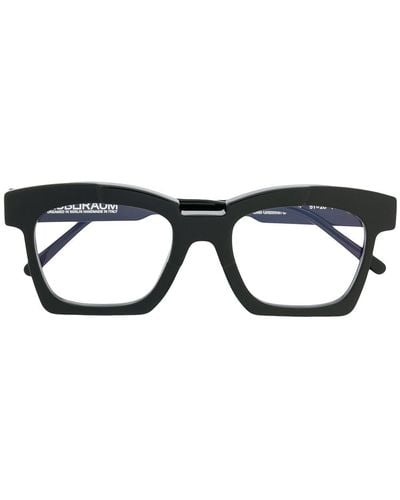 Kuboraum Brille im Oversized-Look - Schwarz