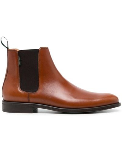 PS by Paul Smith Cedric Leather Ankle Boots - Brown