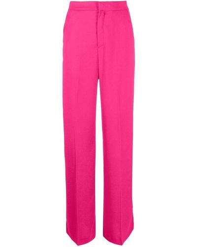 ANDAMANE High-waisted Tailored Pants - Pink