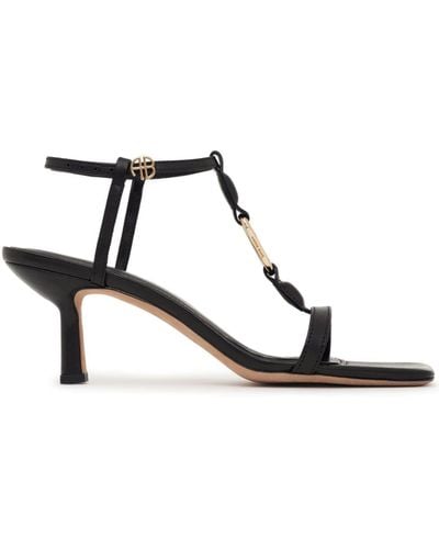 Anine Bing Kiera 50mm Square-toe Sandals - Black