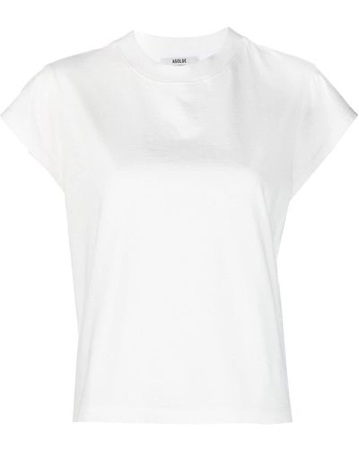 Agolde T-shirt girocollo - Bianco
