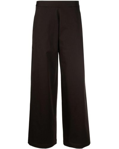 Societe Anonyme Pantalon en coton à coupe ample - Noir