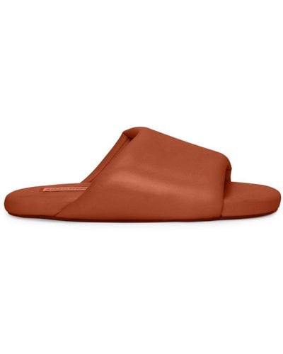 Simon Miller Bubble Padded Slides - Brown