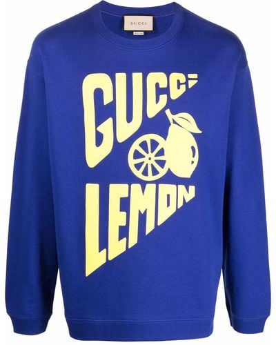 Gucci Katoenen Sweater - Blauw
