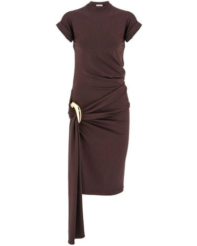 Ferragamo Gerafftes Kleid - Lila