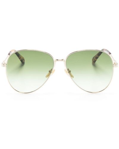 Chloé Pilotenbrille mit Farbverlauf - Grün