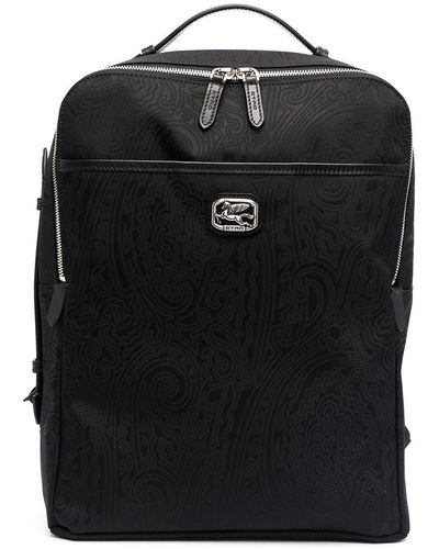 Etro Paisley-print Backpack - Black