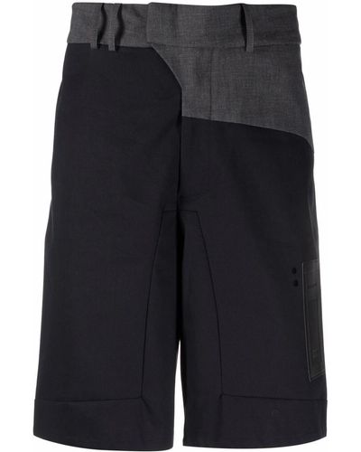 A_COLD_WALL* Tweekleurige Shorts - Zwart