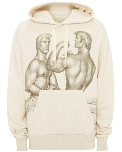 JW Anderson X Tom Of Finland Pullover Hoodie - Natural