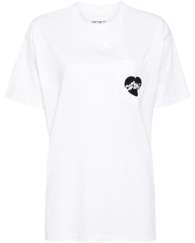 Carhartt Amour Cotton T-shirt - White