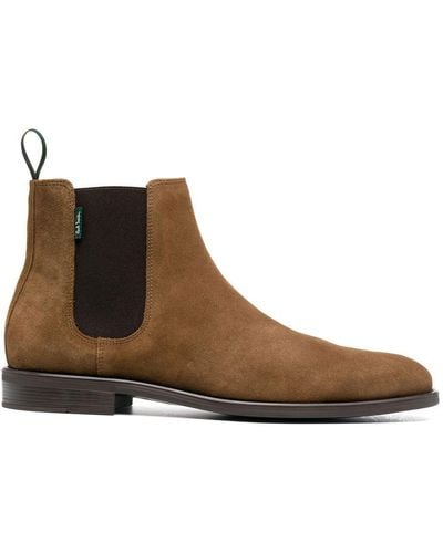 PS by Paul Smith Leather Ankle Boot - Brown