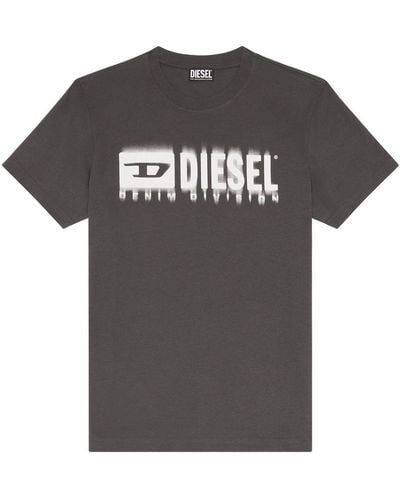 DIESEL T-diegor-l6 ロゴ Tシャツ - グレー
