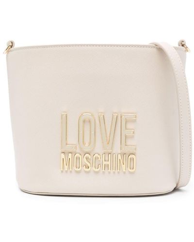 Love Moschino Borsa a secchiello con logo - Neutro