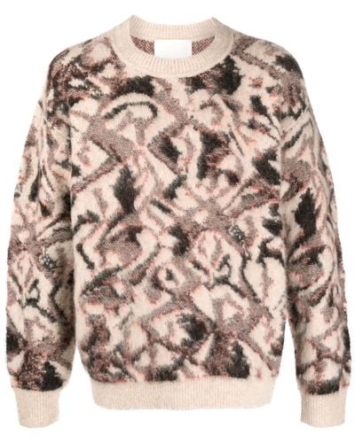 Isabel Marant Farell Alpaca Wool-blend Sweater - Pink