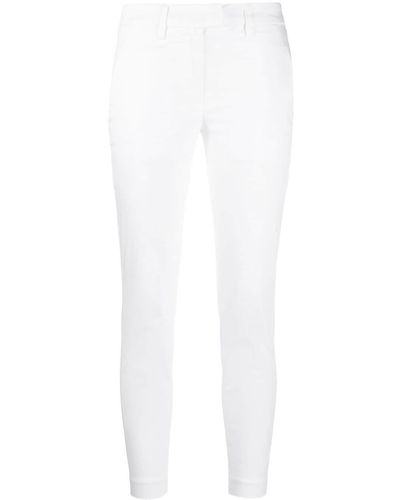 Dondup Pantalones ajustados capri - Blanco