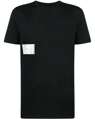 Children of the discordance Logo-print Cotton T-shirt - Black