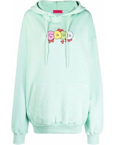 IRENEISGOOD Oversized-Hoodie mit Logo - Blau