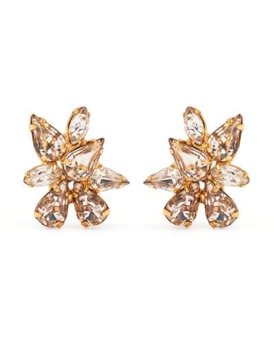 Jennifer Behr Crystal-embellishment Gold-tone Earrings - Metallic