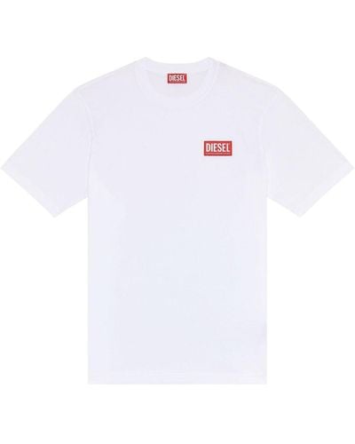 DIESEL Camiseta T-Just-Nlabel con logo - Blanco