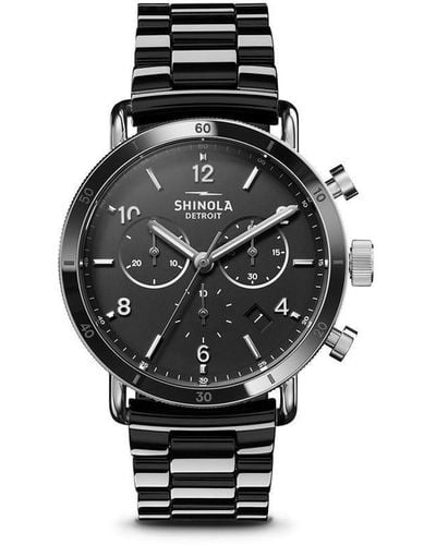 Shinola Reloj The Canfield Sport de 40mm - Negro