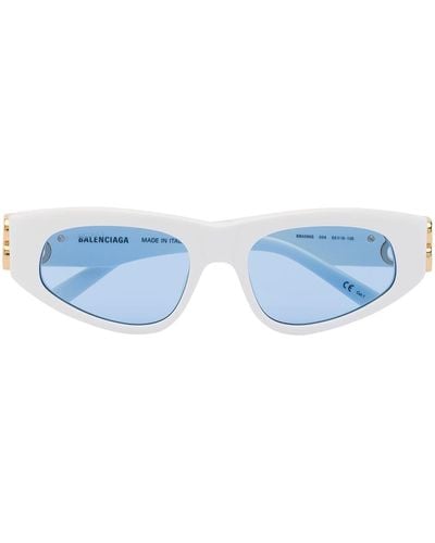 Balenciaga Dinasty Bb Cat-eye Frame Sunglasses - Blue